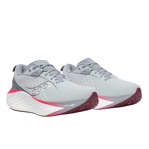 Image of Saucony Women's Triumph 22 Running Shoe Cloud /Cayenne, Wide, 10