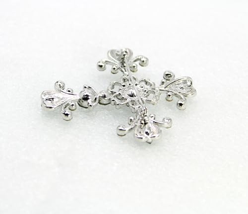 Image of Faship Gorgeous Rhinestone Crystal Cross Crucifix Pin Brooch