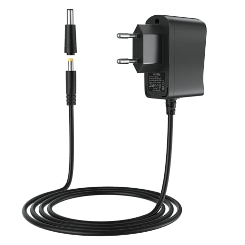 AGPTEK 6V 0.5A 3W Adaptador de Corriente para Tensiómetro Omron 240V, 60Hz con Cable 2.3M Compatible M2 Basic,M2, M3, M3 Comfort, M6 Comfort, M7