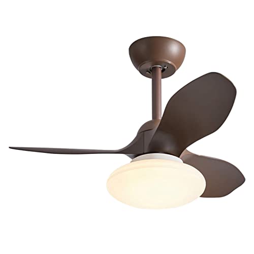 Joparri Ventilatore da Soffitto con Luce e Telecoando, 80W Sart LED