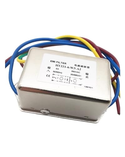 Filtre Whitton bipolaire monophasé HT221-6-W5-A2 anti-parasite secteur 6A