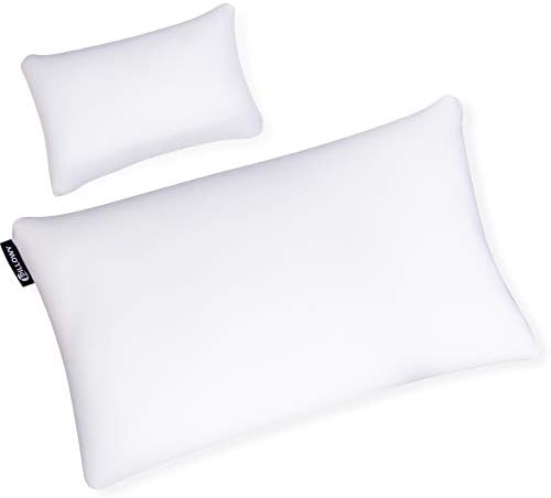 Body Pillow Cover Premium Microbead Bed Pillow, Small Extra Fluffy