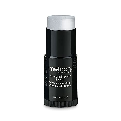 Mehron Makeup Creamblend Stick - Body Paint (.75Oz) (Silver) #TOP27