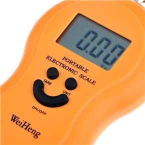 Mini Balança Digital Gancho para Pesca WeiHeng Pesa 40 Kg mod CBR-1042 / 128