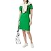 Lacoste Women's Slim Fit Stretch Petit Piqué Polo Dress, Green, 0