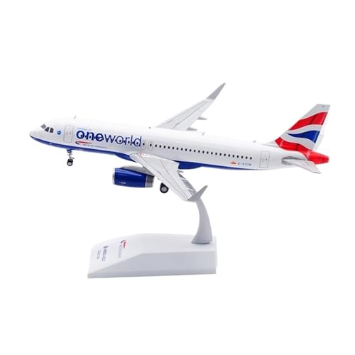 Modelo de avión Airbus A320 British Airways réplica coleccionable escala 1:200 de 18 cm G-EUYR