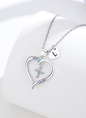 Cross Necklace for Girl Daughter Baptism First Communion Confirmation Graduation Gifts for Daughter2
