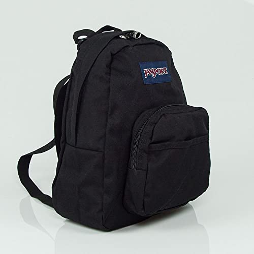 JanSport Half Pint Mini Backpack for Women, Men, Girls, Boys, Black, 10.2 L - Durable Mini Bag Purse with Adjustable Shoulder Straps, Single Main Compartment, Zippered Stash Pocket - Thumbnail 4