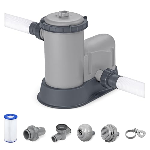 Bestway 1,500 GPH Filter Pump for Above Ground Swimming...