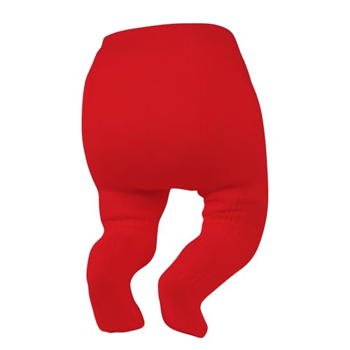 Image of Zando Opaque Cotton Tights for Baby Girls, Infants & Toddlers, Cozy Winter Leggings with Cable Knit Design, Size 0-3M to 6-7T