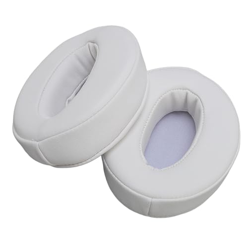 Protección Auditiva de Almohadas de Orejas, Orejas de Orejas Fáciles de Instalar Esponja de Espuma de Memoria de Alta Densidad Aumentando Espesores para Auriculares (BLACK) (WHITE)