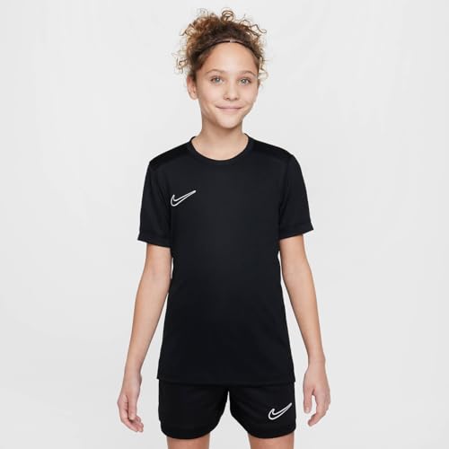 Nike Academy Camiseta De Fútbol Dri-Fit - Niño/A, Black/Black/White/White, HJ3716-010, M