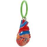 Portachiavi a forma di cuore: ha una gamma di applicazioni, può essere usato come ciondolo per le chiavi, borse e così via, ornamento portachiavi a forma di cuore