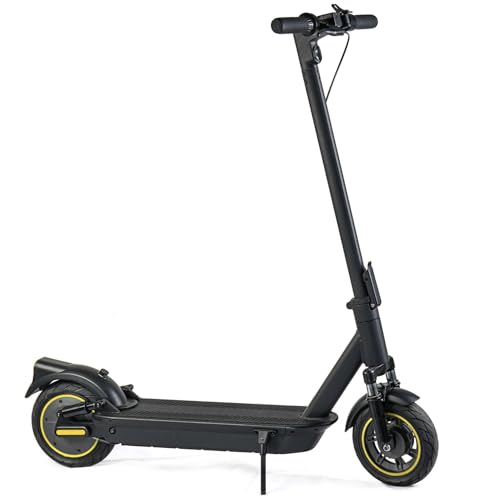 Patinete eléctrico plegable para adultos, neumático de 8,5 pulgadas/10 pulgadas, alcance de 25 a 45 kilómetros, absorción de impactos delantera y trasera, control de aplicación (W4-MAX)