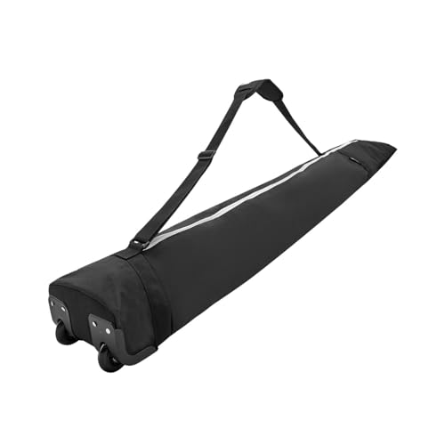 Colaxi Snowboard Bag Ski Bag with Wheels Snowboarding Skiing with Zipper Outdoor Double Rollers Travel Bag Carrier Ski Equipment Bag