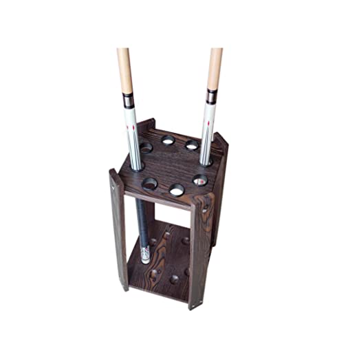 TBLOTYD 8/9 standing Pool Cue Rack Floor Stand -Billiard Cue Racks Holder Angle,Ball Floor Rack,Billiard Stick Stand-Square||8,
