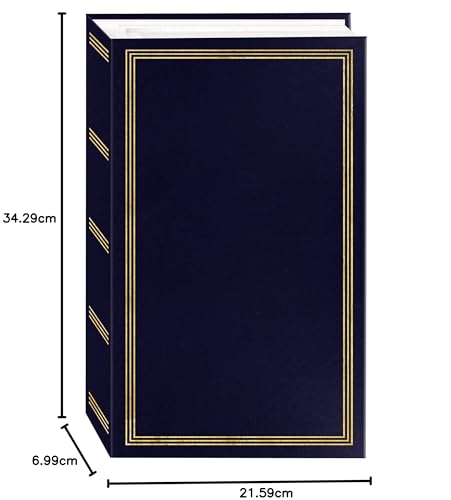 Pioneer Photo Albums Photo Album, Navy Blue, 504 Pockets 4"x6"