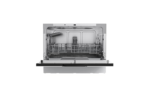 غسالة أطباق سطح المكتب بـ 6 إعدادات للأماكن و7 برامج مع عاكس رقمي وتحكم باللمس KDW6-3604 من كلفينيتور، أخضر