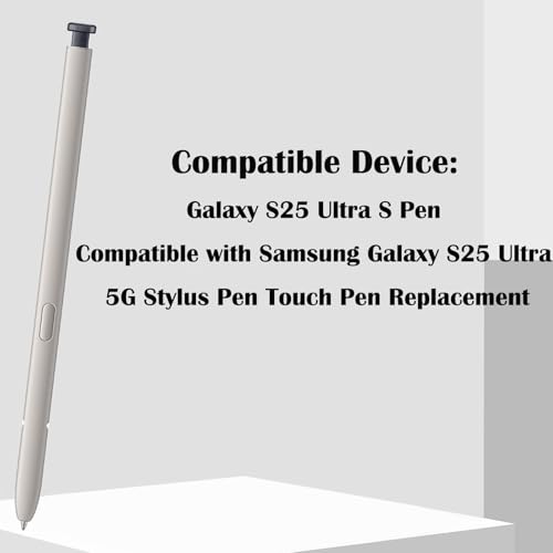 Stylet de rechange Samsung Galaxy S25 Ultra noir pour prise de note EJ-PS938BBEGUJ