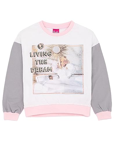 Barbie Pajamas for Girls Cotton Top and Fleece Bottom Pink Pj Set3