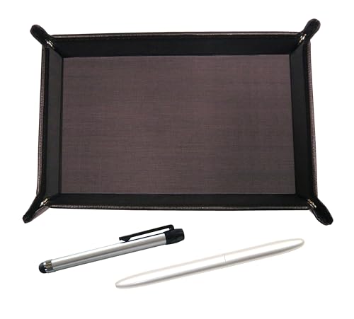 シボチョコカラー牛革ペントレイ メタルタッチ棒銀とブラスダカーポ・ストリームライン ボールペンセット パール軸 TRATYO-ALST-TK12-P