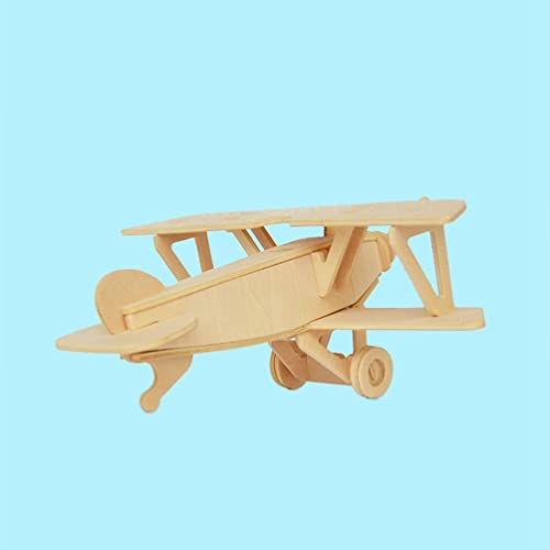 Ipetboom 1Pc Wood Airplane, Model Airplanes Kits Wooden Airplane Creative Craft Puzzles Airplane Models Wood Diy Craft Kit Building Toys For Kids #TOP4