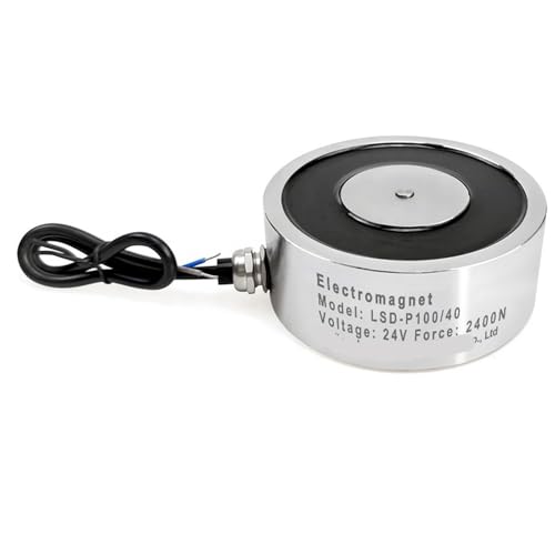 Solénoïde électromagnétique CC 12V avec force d'attraction magnétique continue pour tri robotisé