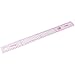Produktbild Lorenlli Lineal Maßgeschneidertes Zubehör 55 cm Double Shared Metric Side Straight Lineal Transparent Pink Multifunktionslineal