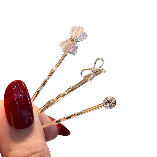 Floral Pearl Hair Pins Decorative Side Hair Clips for Women