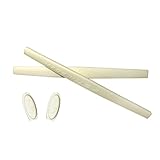 hkuco white compatible/replaceable silicone leg set for oakley x metal xx sunglasses earsocks rubber kit