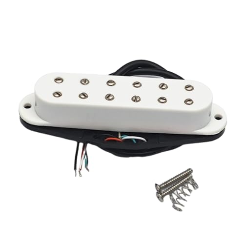 Oshhni ピックアップ DIY キット ギターアクセサリー 簡単取り付け 交換パーツ シングルコイル, 白