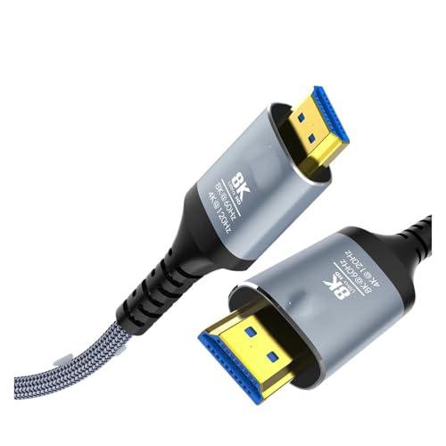 8K t@Co[ HDMI P[u 8K60Hz 4K120 HDMI 2.1 P[u _Ci~bN HDR/eARC/HDCP 2.3ALGASamsungASonyATV /PS5/Blu-ray ɑΉ(15M-Fiber Optic)