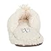 Jessica Simpson Plush Cozy Faux Shearling Thong Slide On Womens Slippers with Flowers (Size Small, Ivory) (73JM670143)