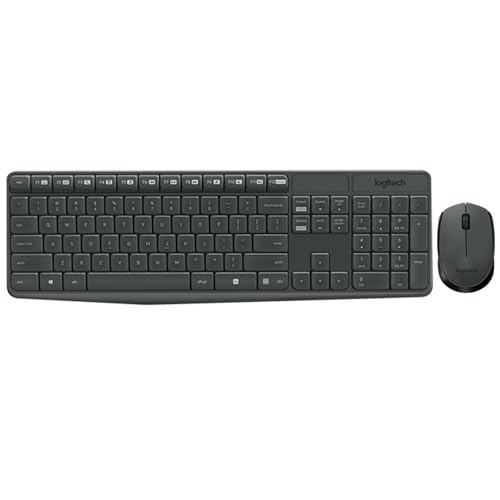 Teclado y ratón inalámbrico MK235 para un espacio de trabajo limpio y productivo