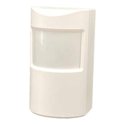 Dakota Alert Wireless Motion Detector - PIR-4000 Indoor Passive Infrared Sensor, Battery-Operated, Long Range Infrared Sensor Detects People up to 40' Away, One Mile Wireless Range Cover