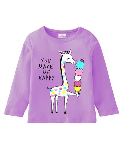 Kuchipoo Girls Full Sleeves Cotton T-Shirt