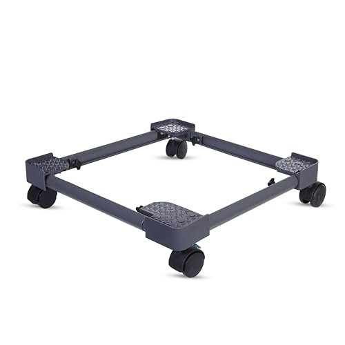 Image of Whirlpool Washing Machine Stand 7kg Top Load Fully Automatic | Modular Base Trolley | Adjustable, with Wheels