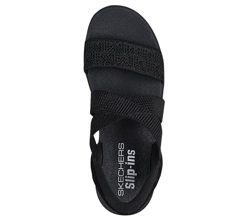 Skechers Women's Arya-Very Demure Hands Free Slip-ins Wedge Sandal3