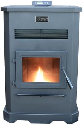 Big Timber Wood Pellet Patio Heater That Will Transform Your Outdoors 6 Canyon Lodge Large Pellet Stove heats up to 3000 sq ft with a 130 lb hopper