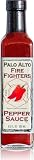 Palo Alto Firefighters Pepper Sauce (8.5oz) - Salt Free Pepper Plant Hot Sauce, No Sodium Hot Pepper Sauce, No Salt Sauces