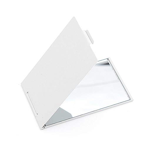 Scrox 1x Mini Espejo de Bolsillo portátil Espejo Ultraligero Espejo de Maquillaje 9.8x6.8cm