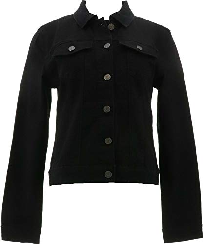 Skinnygirl Jean Jacket Basic Black S New 672-196