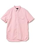 【ビームスの百名品】[ビームスプラス] カジュアルシャツ オックスフォード ショートスリーブ ボタンダウン シャツ メンズ PINK L 38010032139