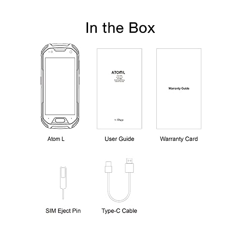 Unihertz Atom L 6GB+128GB, Rugged Unlocked Smartphone Android 11 4300mAh Battery 48 MP Camera (Support T-Mobile & Verizon only)