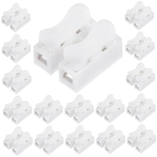 VALICLUD 100Piezas Conector Iluminación y Electricidad de Resistente Corrosión y Alta Temperatura Instalación