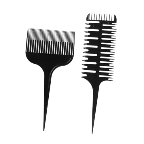 Happyyami Kit De Peines Profesionales Para Teñir y Hacer Mechas De 2 Piezas Incluye Peine De De Rata Resistentes y Para Estilistas y Barberías Uso Salones y Hogar