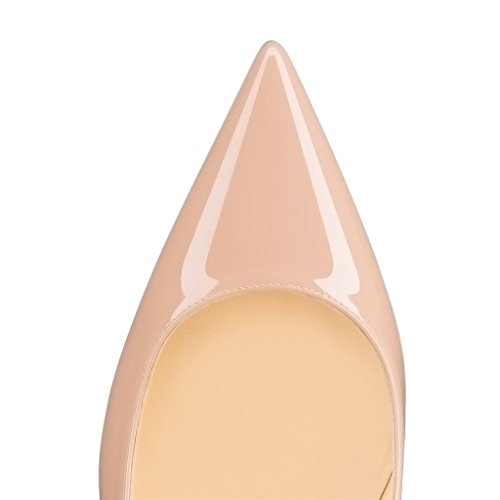 Women's D'Orsay Pumps Stiletto High Heel Shoes Slip On Sexy Pointed Toe Dress Pumps Shoes3