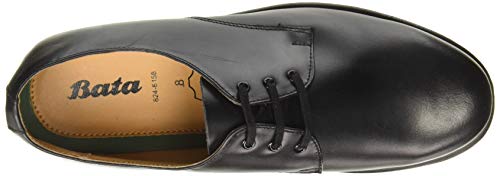 BATA mens S Stride Black 8 UK Formal Shoes 8246458