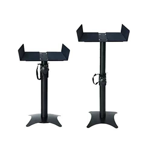 Supporti per altoparlanti resistenti regolabili per desktop e librerie - Staffa per monitor audio surround treppiede maggiore stabilità per sistemi domestici colore: D