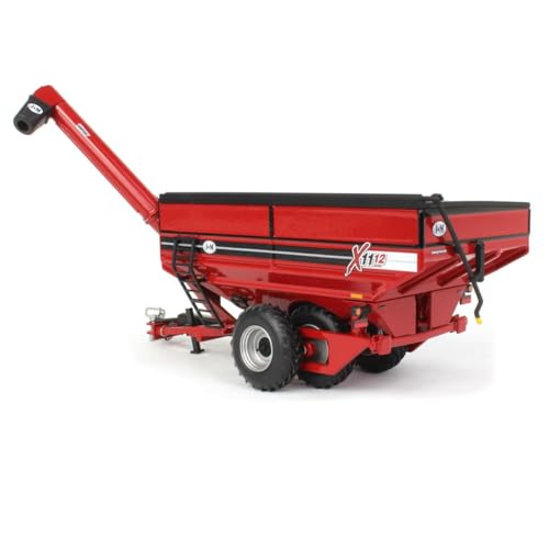 Spec Cast 1/64 Red J&M 1112 X-Tended Reach Grain Cart miniatura 4